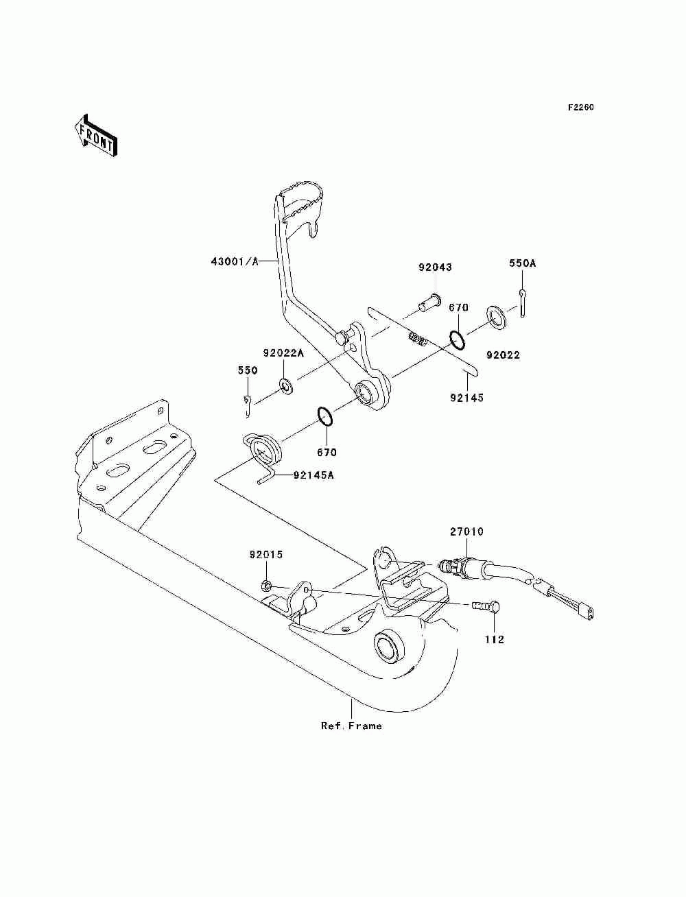 Brake pedal