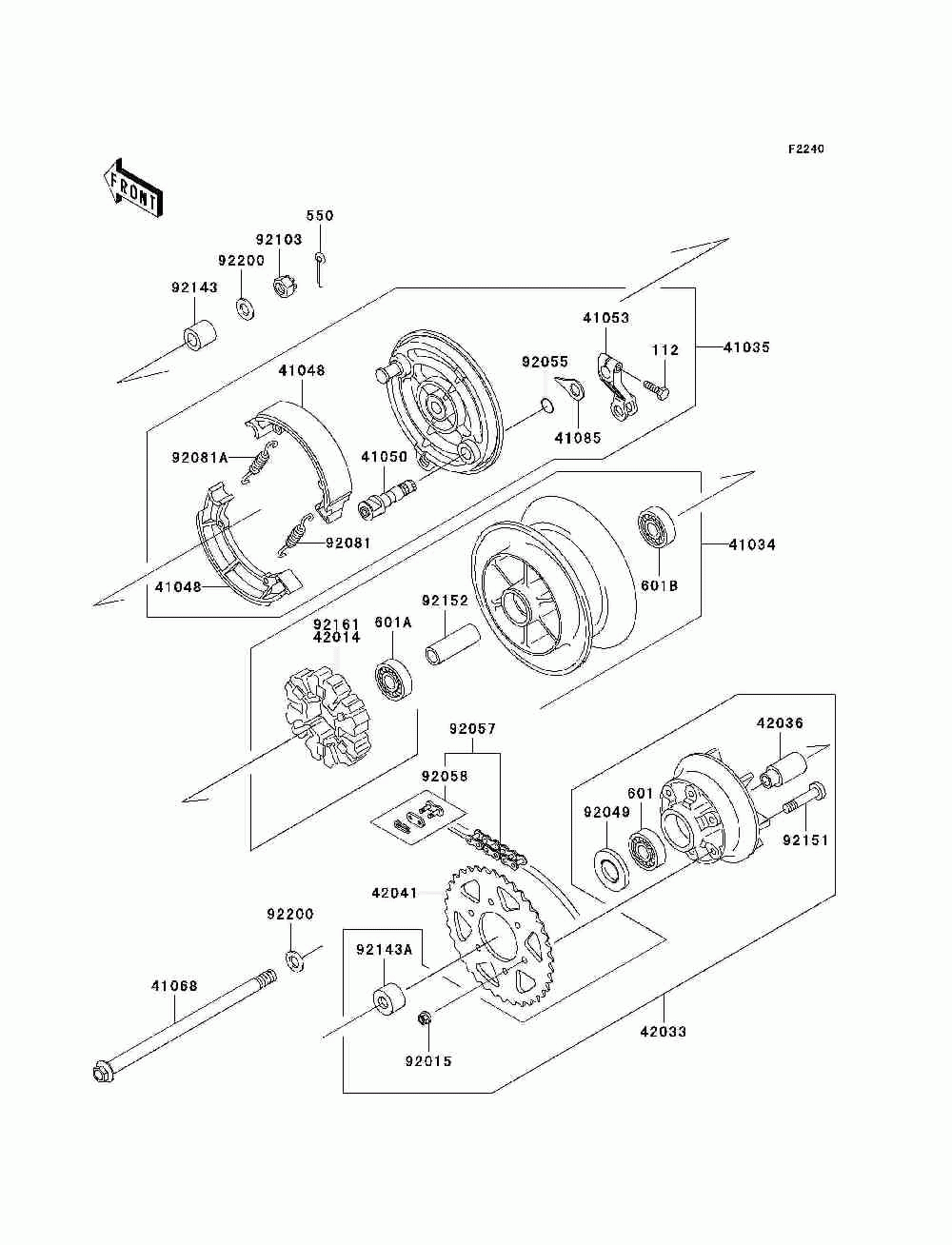 Rear wheel_chain(a4-a6)