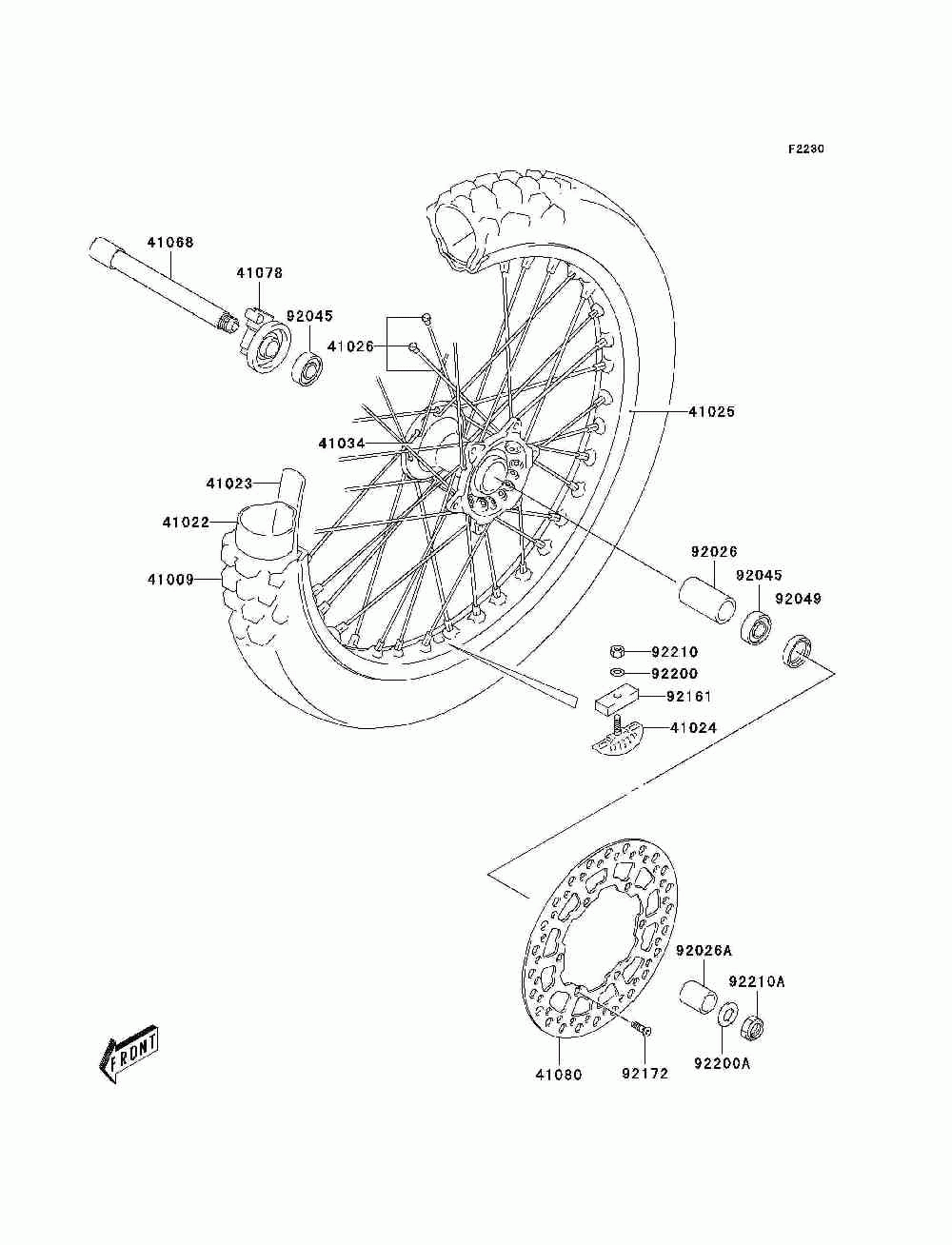 Front hub