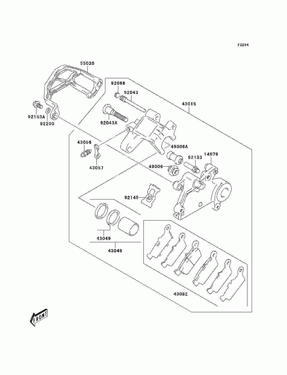 Rear brake(klx400-b1)