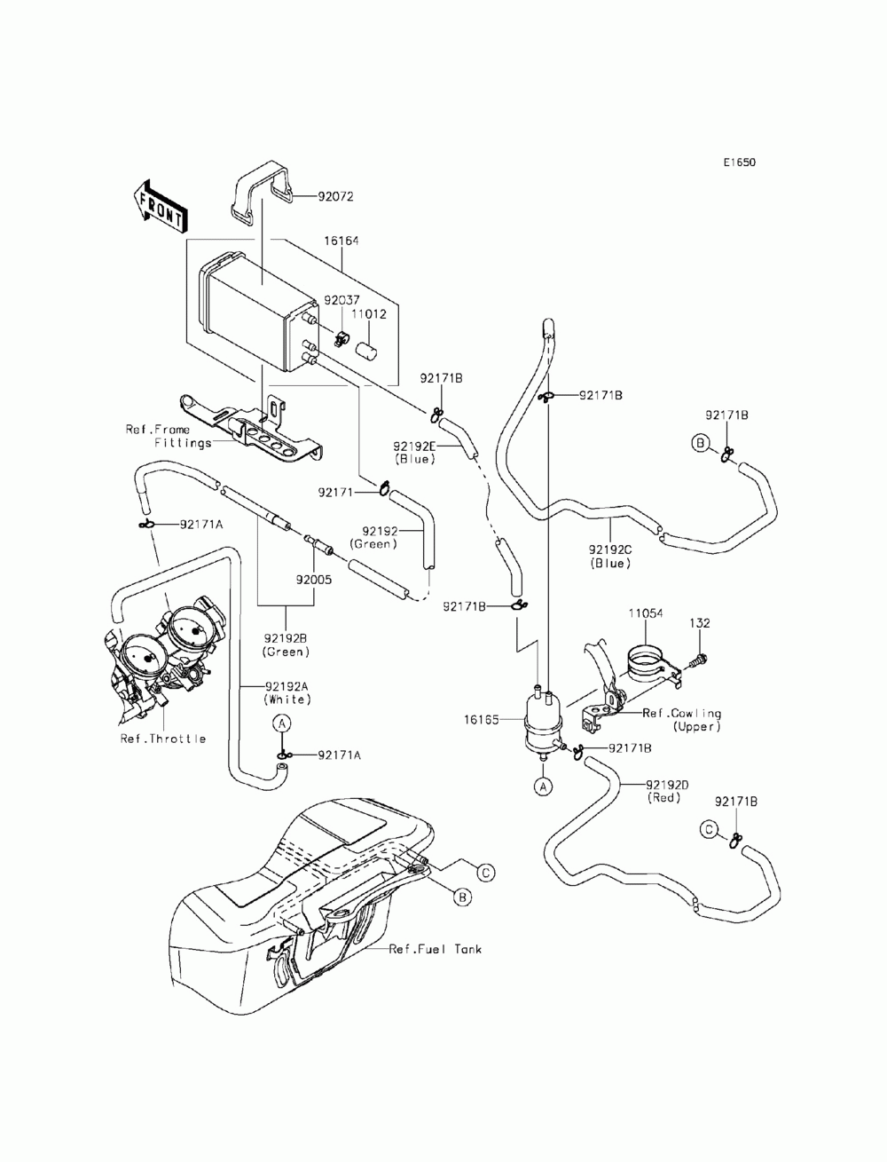 Fuel evaporative system(ca)