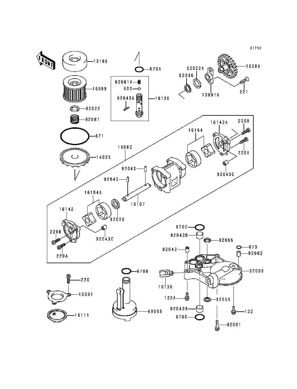 Oil pump  oil filter