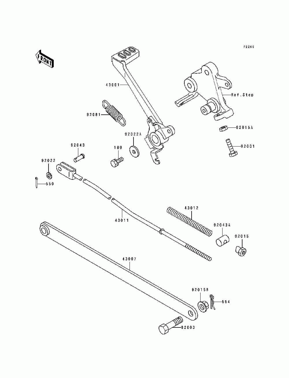 Brake pedal_torque link