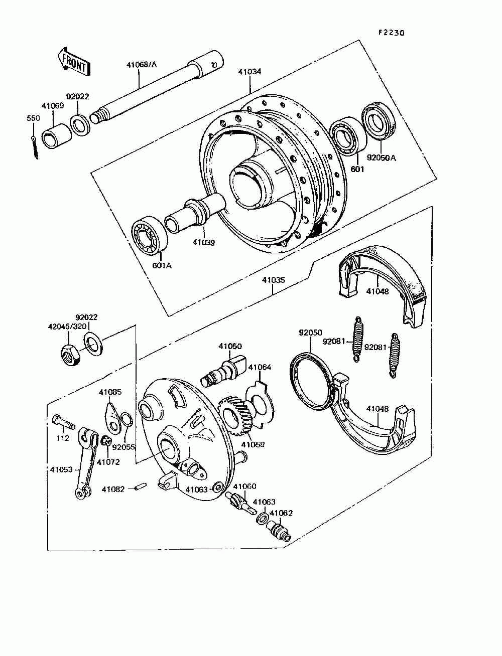 Front hub