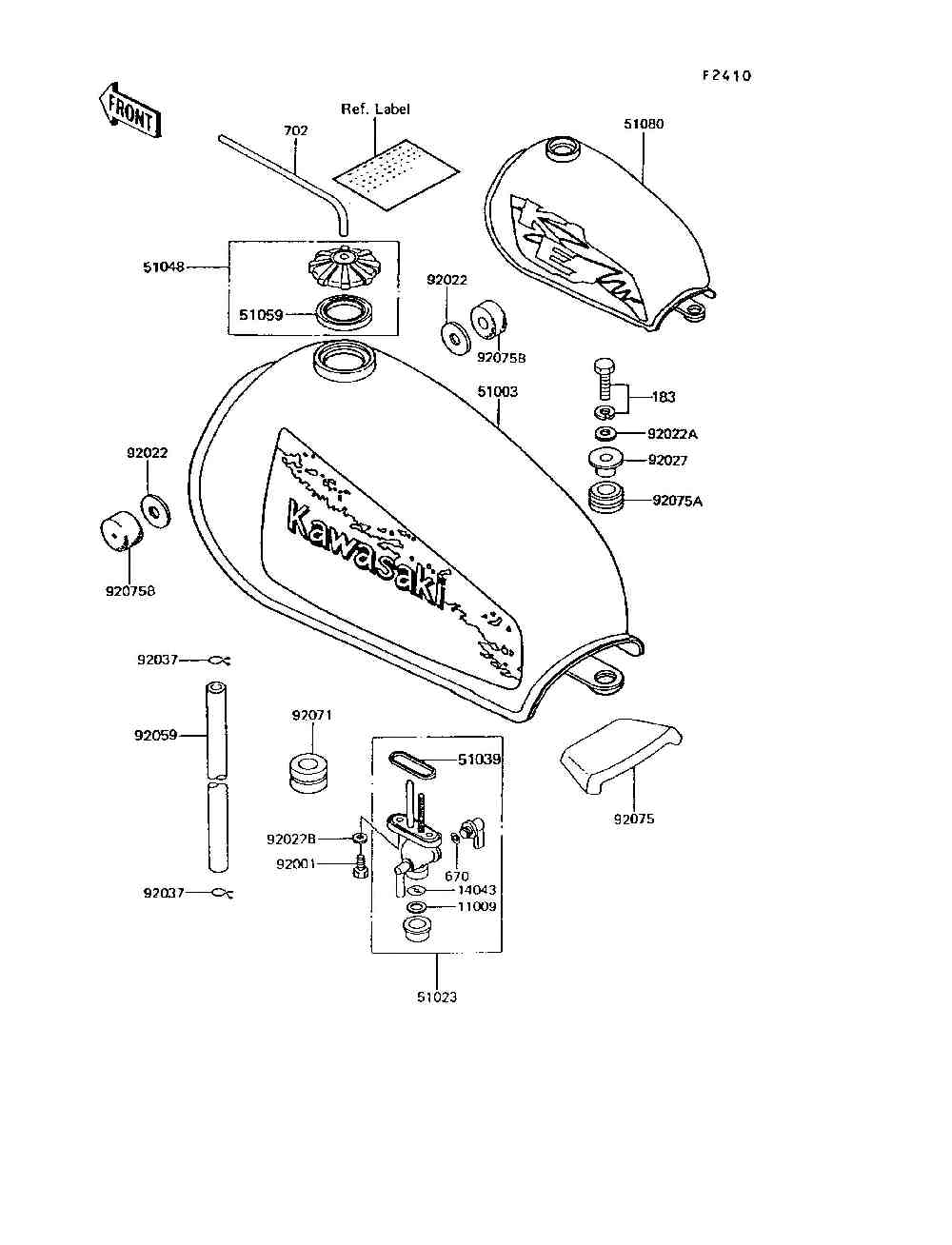 Fuel tank(ke100-b11  b12  b13  b14)