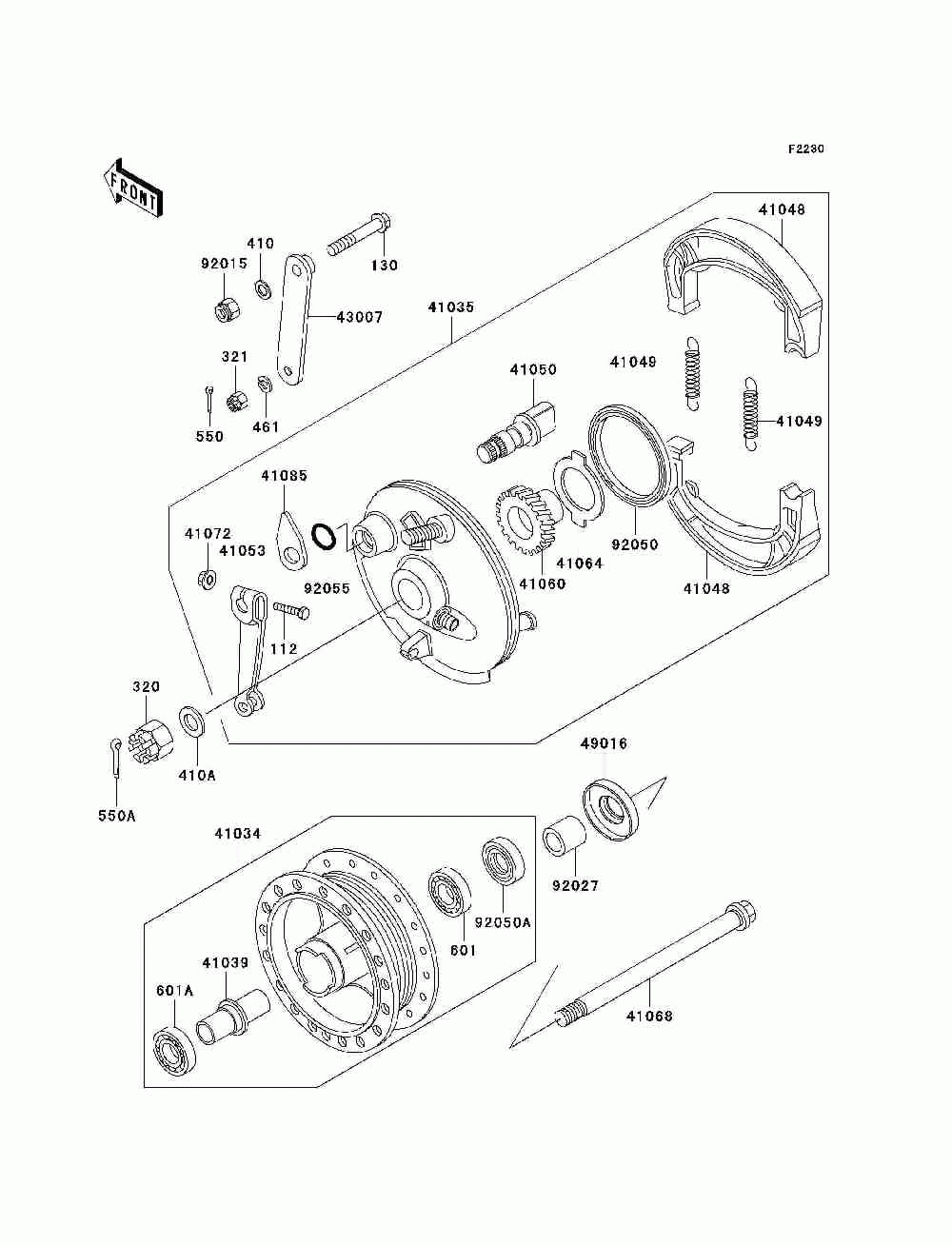 Front hub