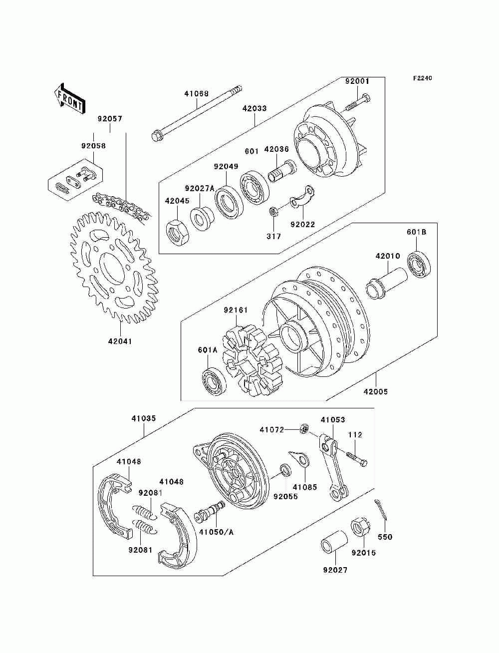 Rear hub