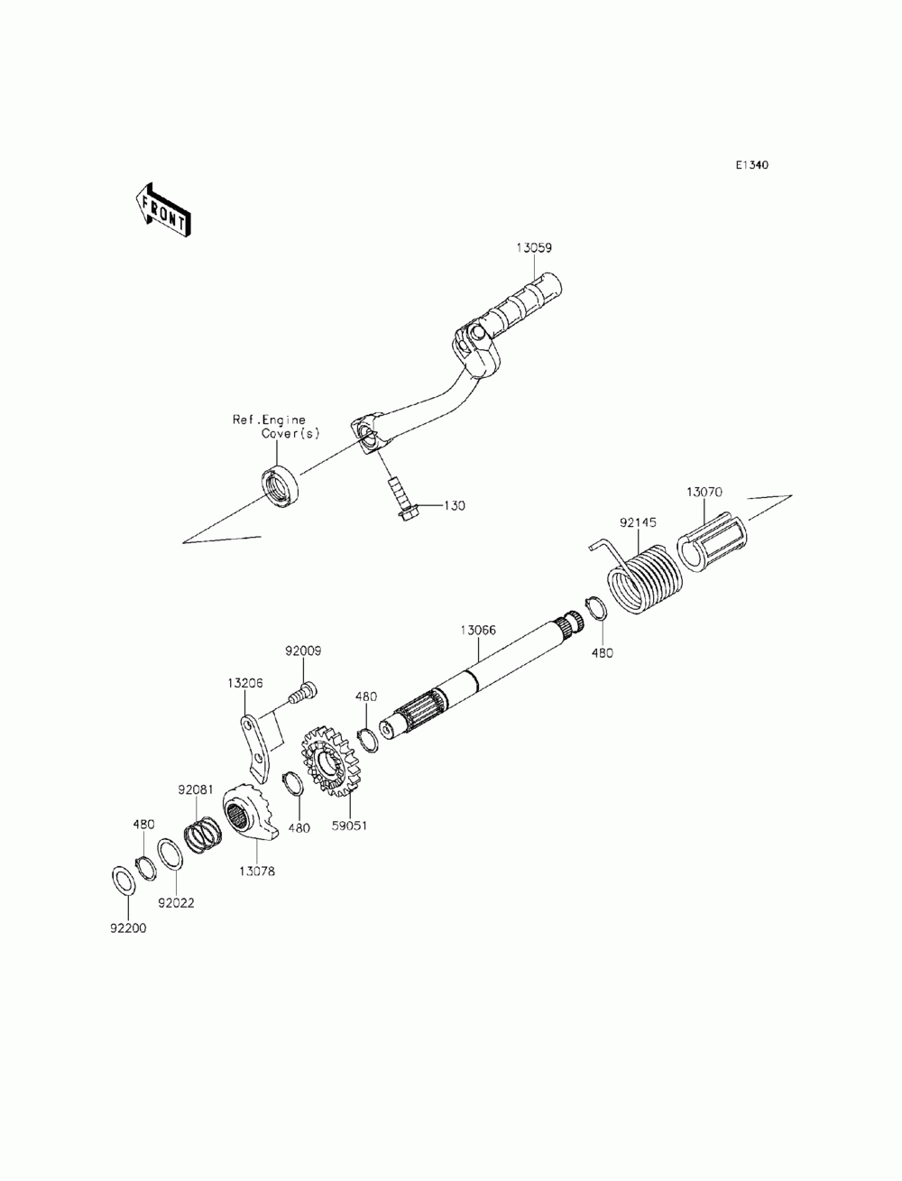 Kickstarter mechanism