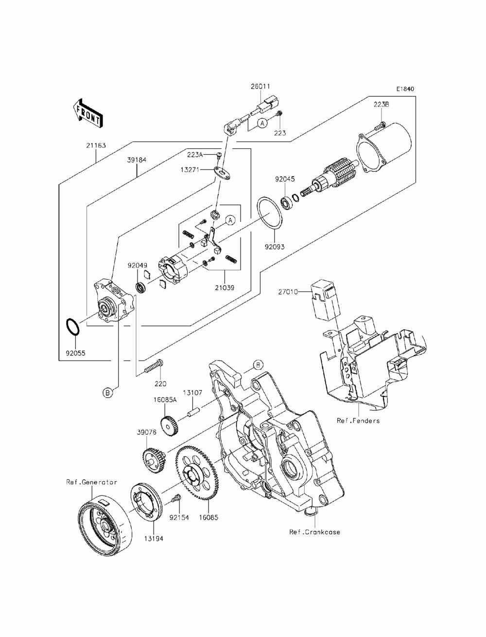 Starter motor