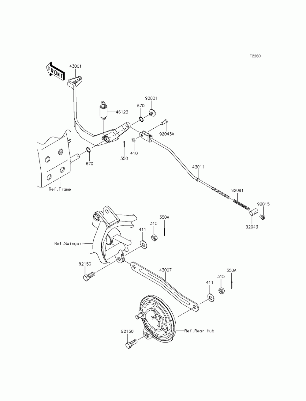 Brake pedal