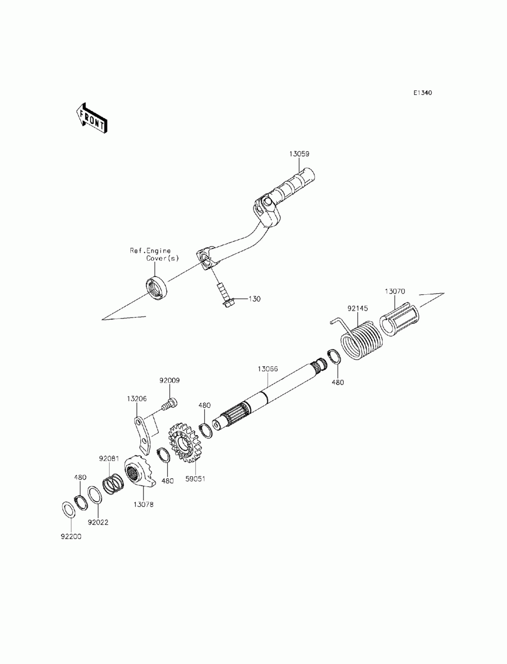 Kickstarter mechanism