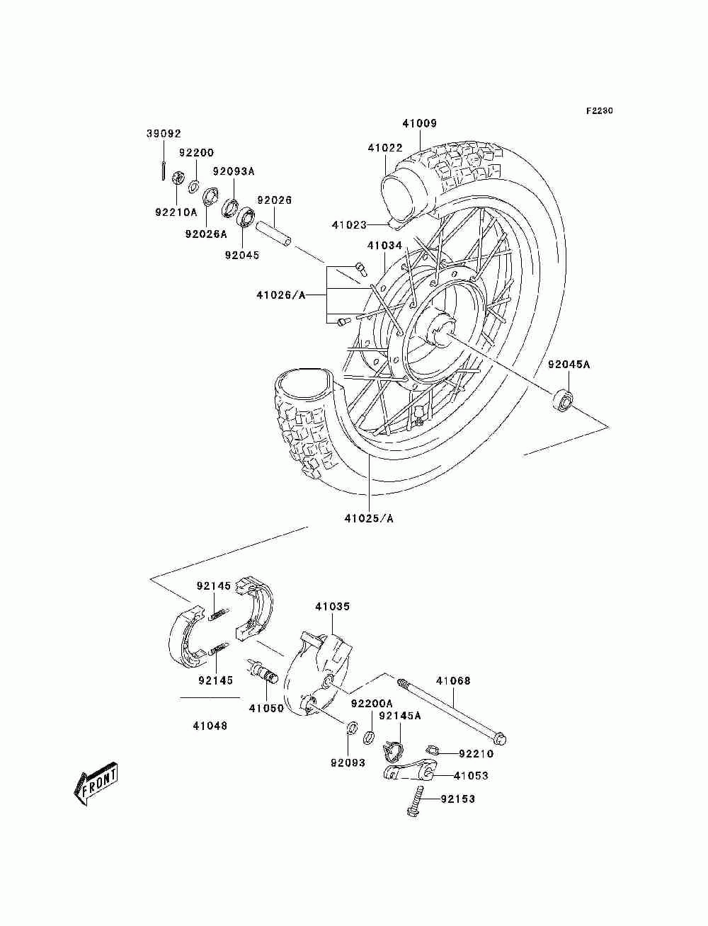 Front hub