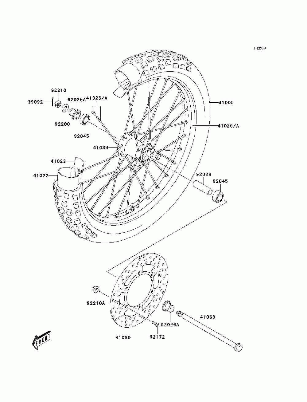 Front hub