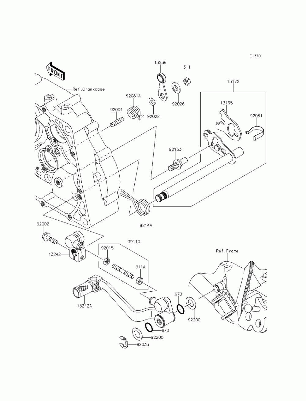 Gear change mechanism