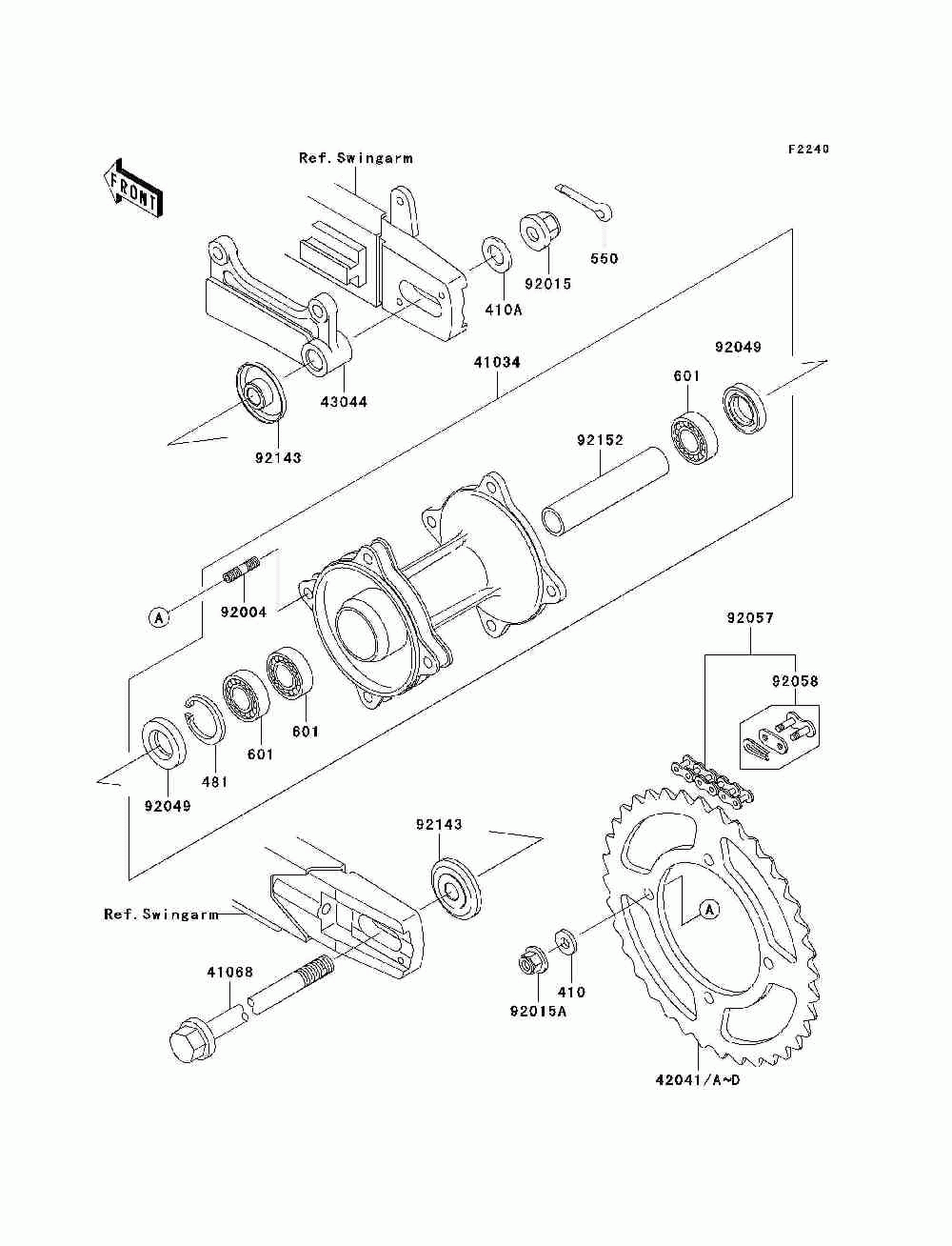 Rear hub