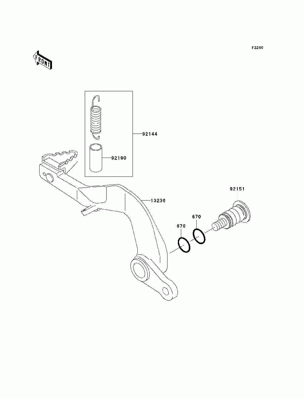 Brake pedal