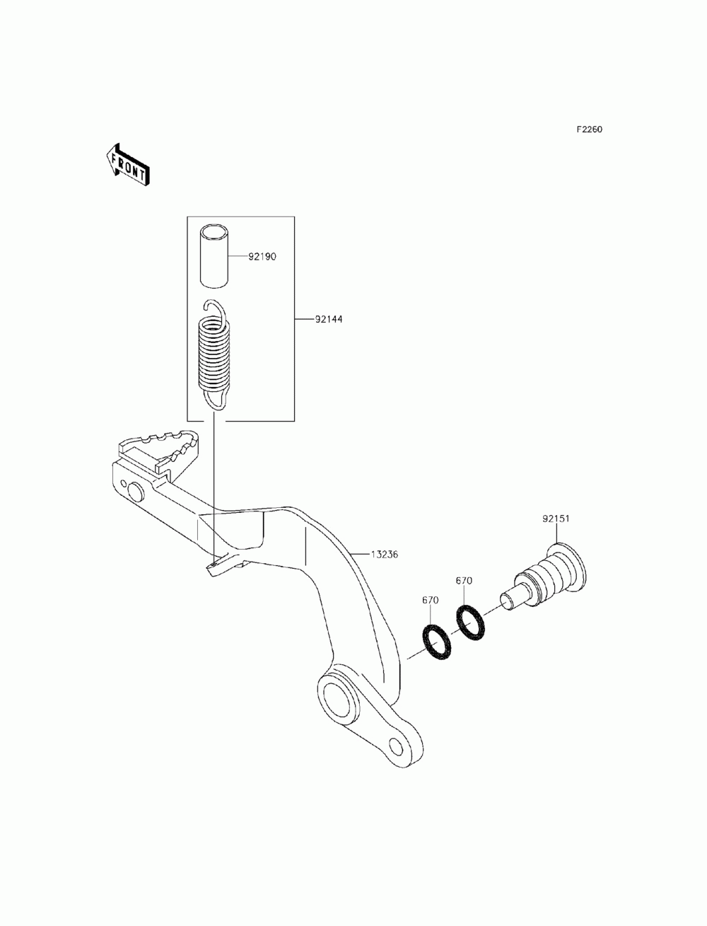 Brake pedal