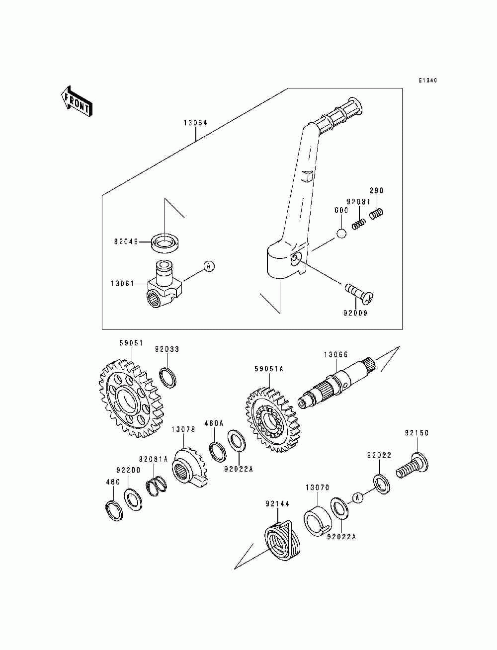 Kickstarter mechanism