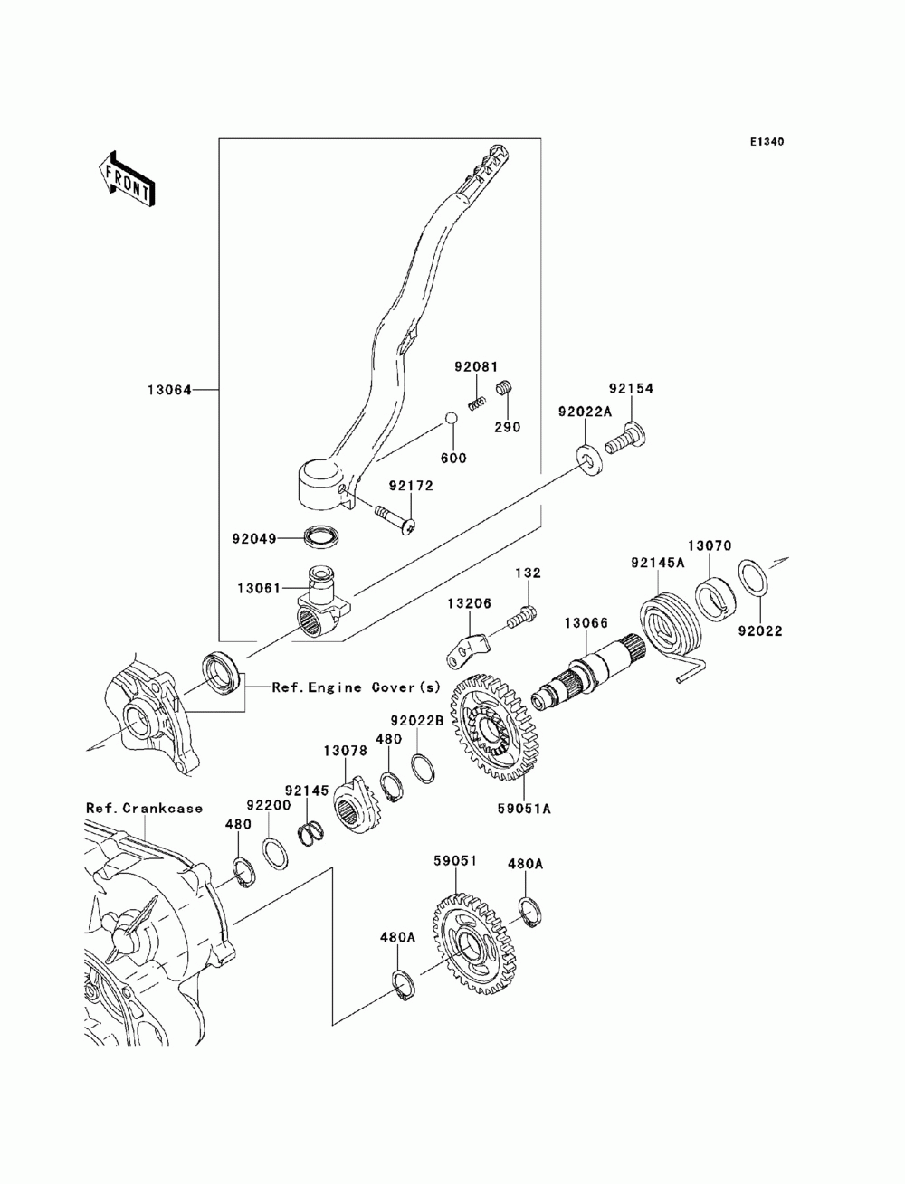 Kickstarter mechanism