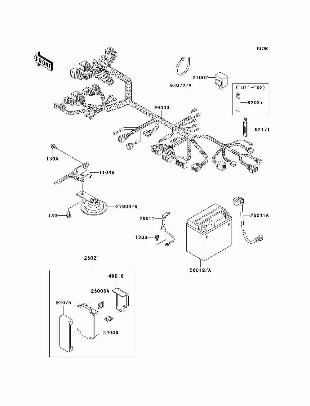 Chassis electrical equipment