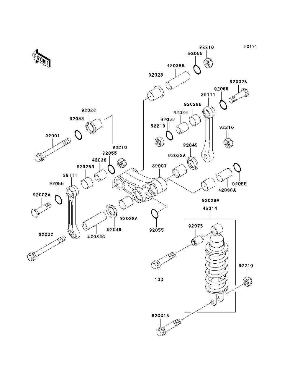 Suspension  shock absorber