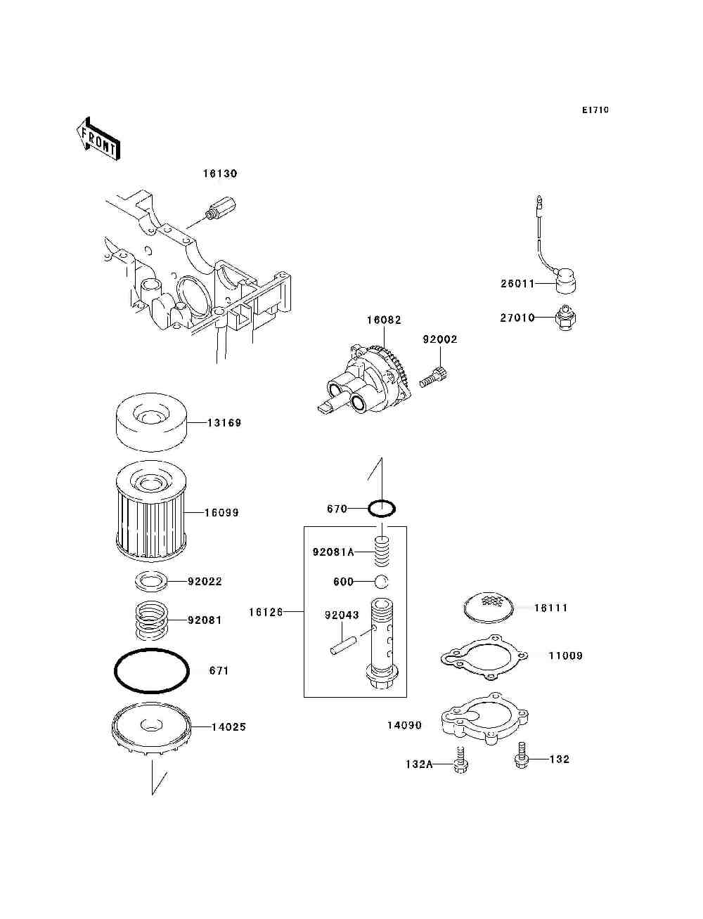 Oil pump  oil filter