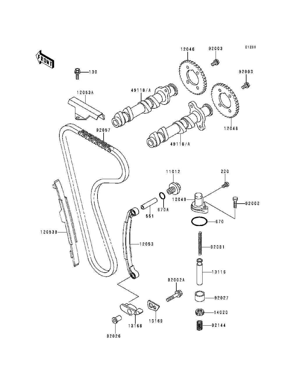 Camshaft(s)  tensioner