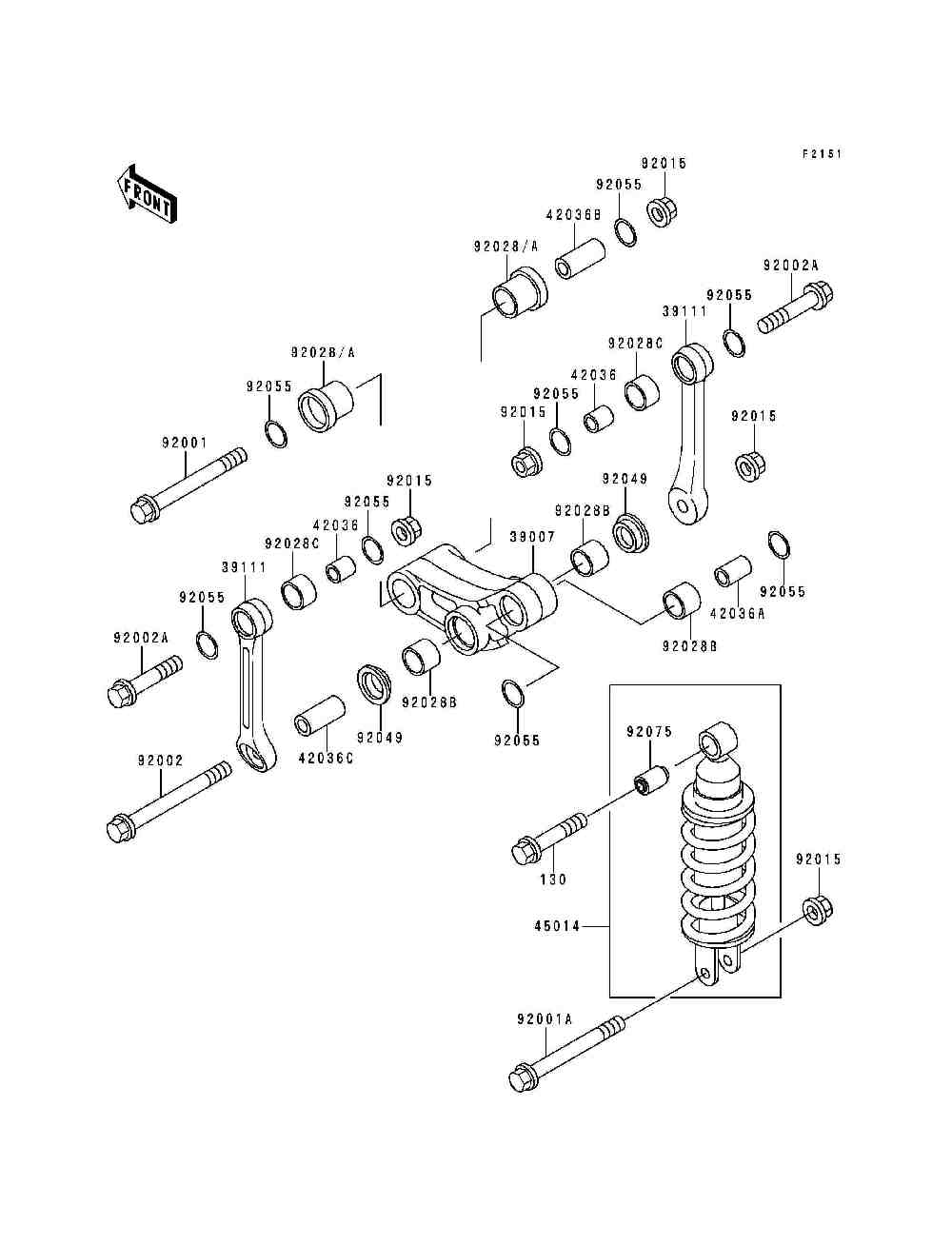 Suspension  shock absorber