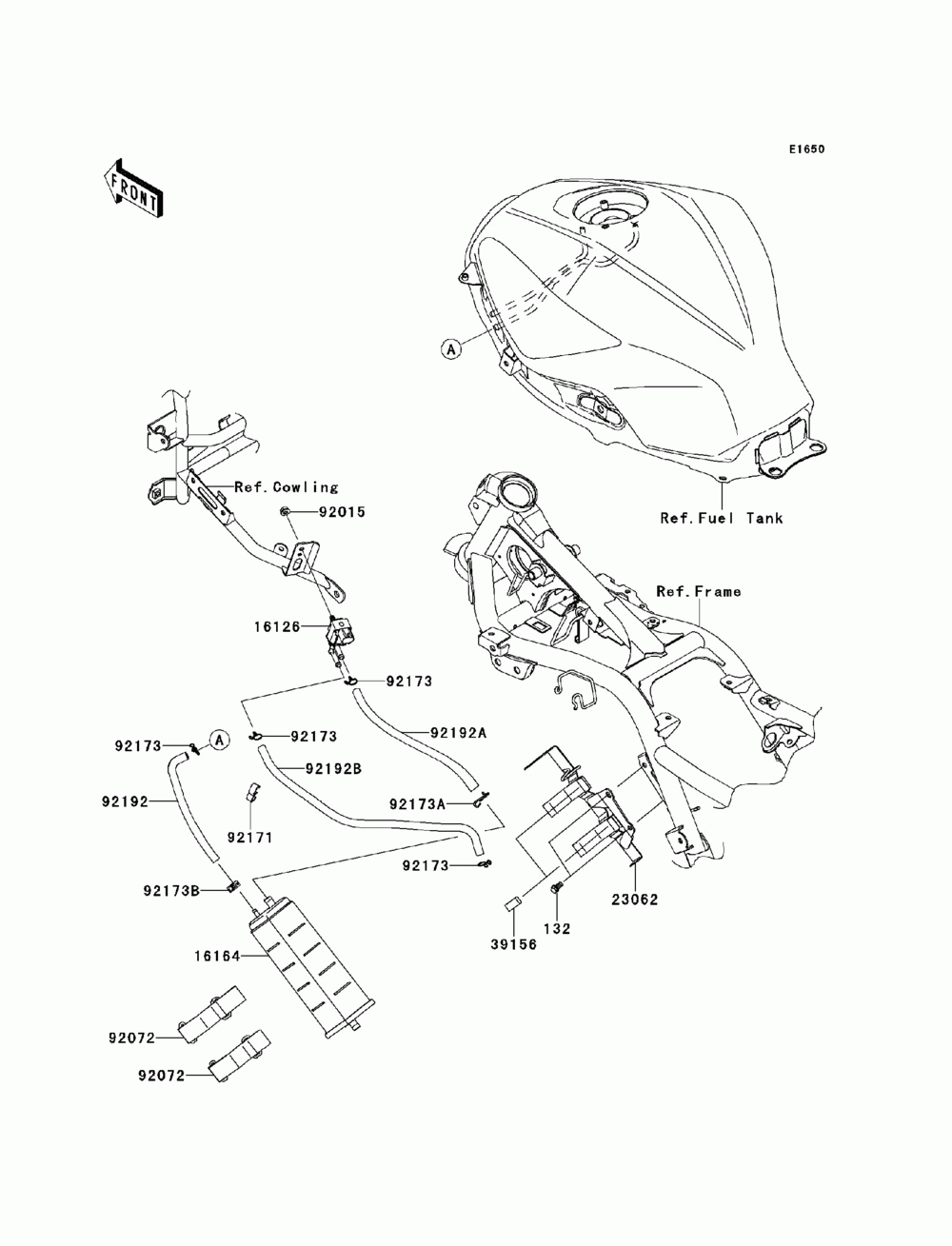 Fuel evaporative system(ca)