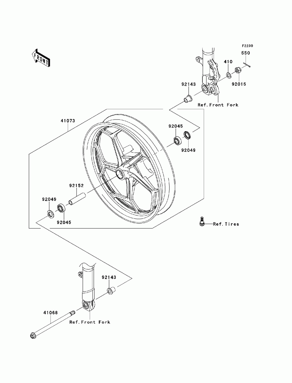 Front wheel(bes)