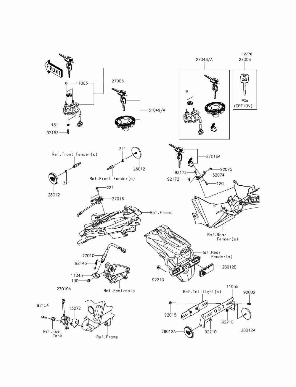 Ignition switch_locks_reflectors