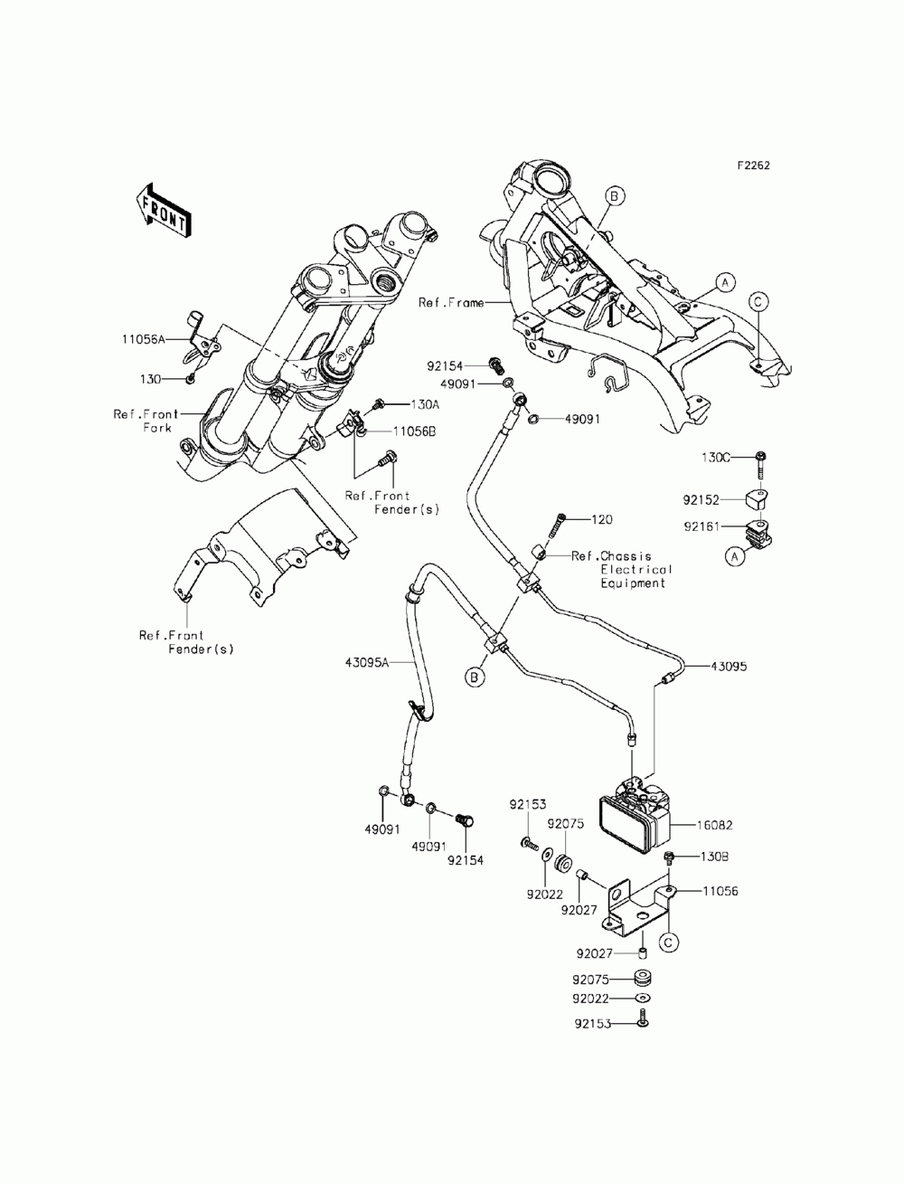 Brake piping