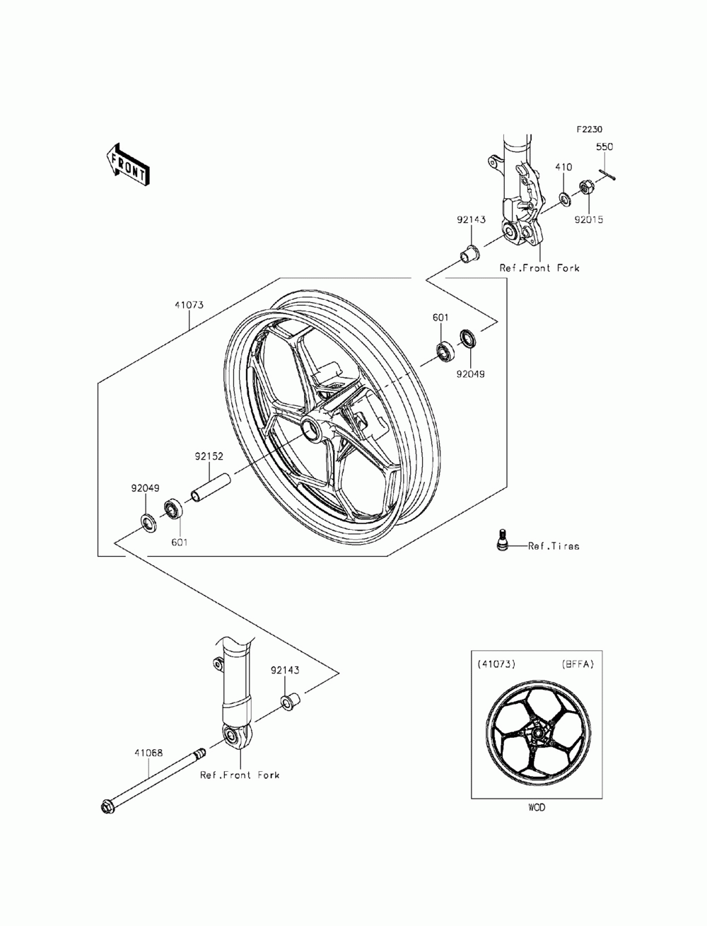 Front wheel