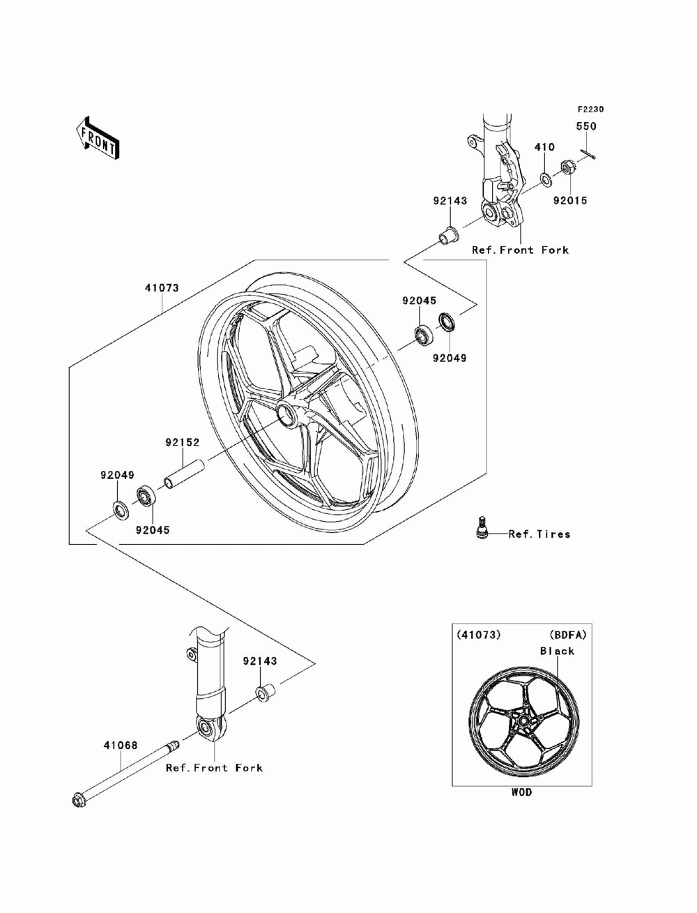 Front wheel