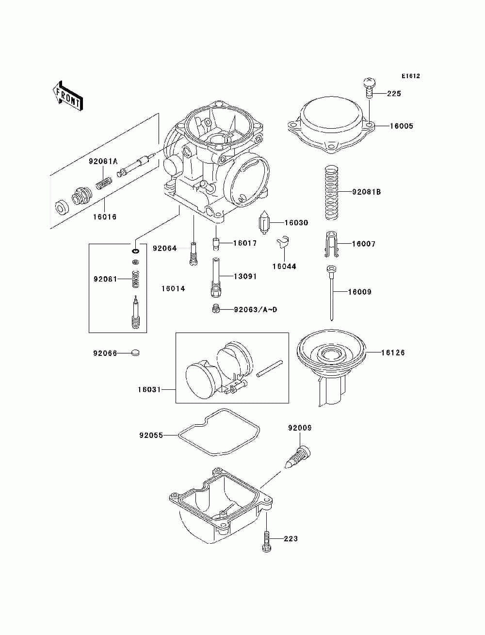 Carburetor parts