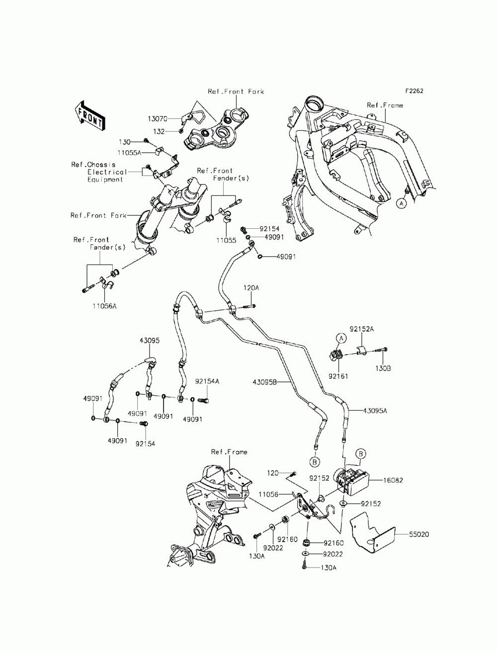 Brake piping