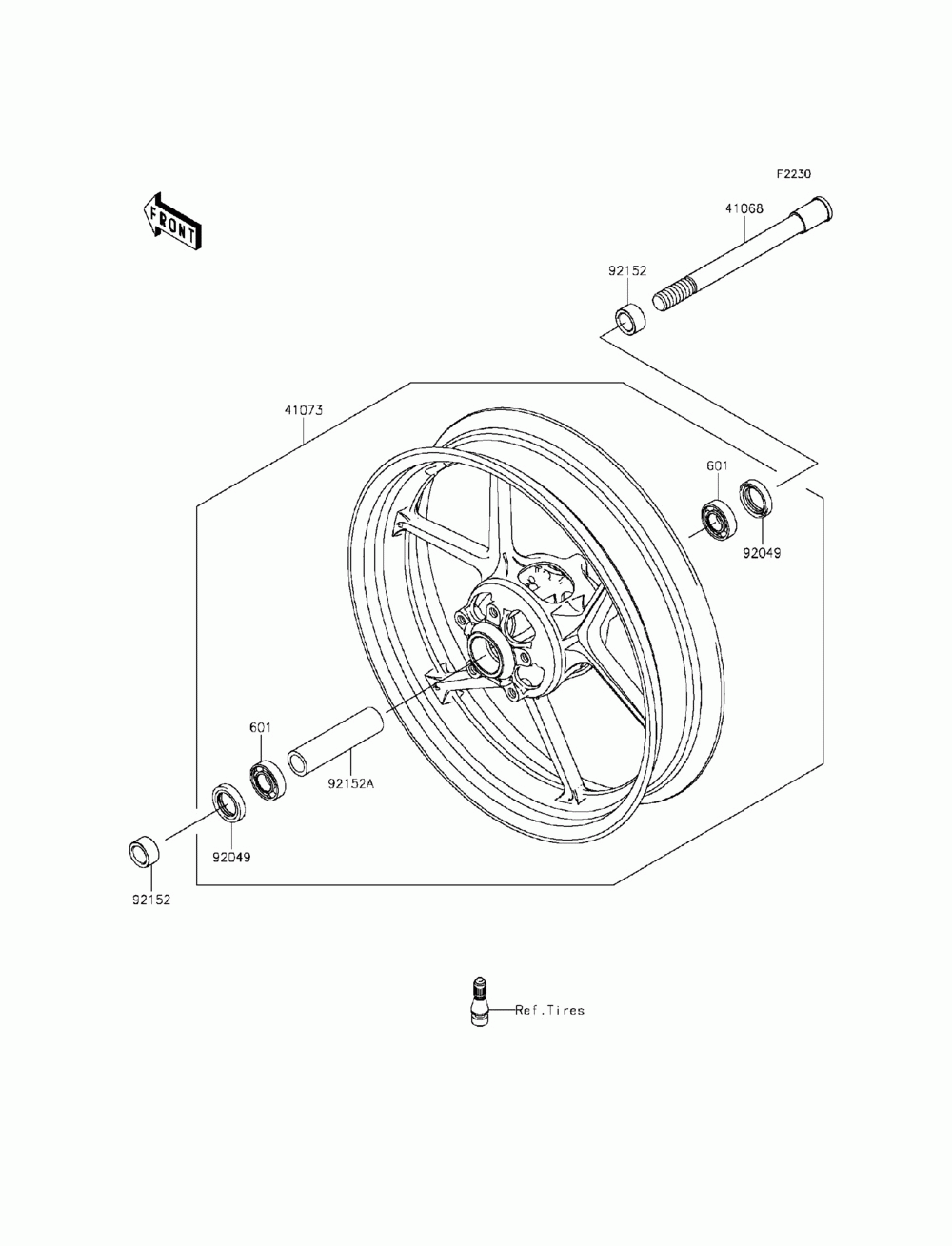 Front wheel