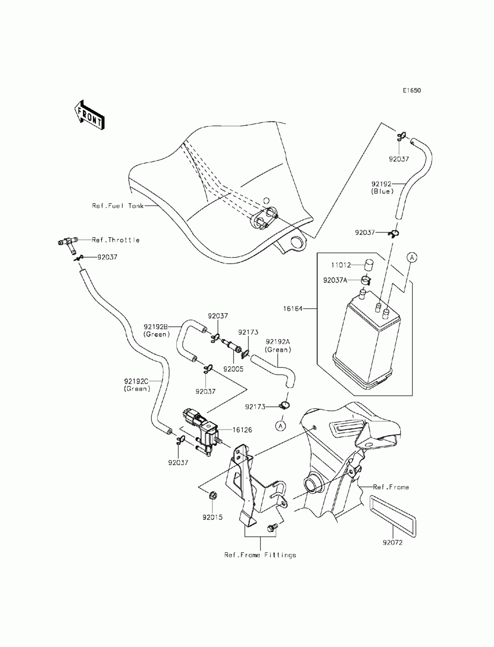 Fuel evaporative system(ca)