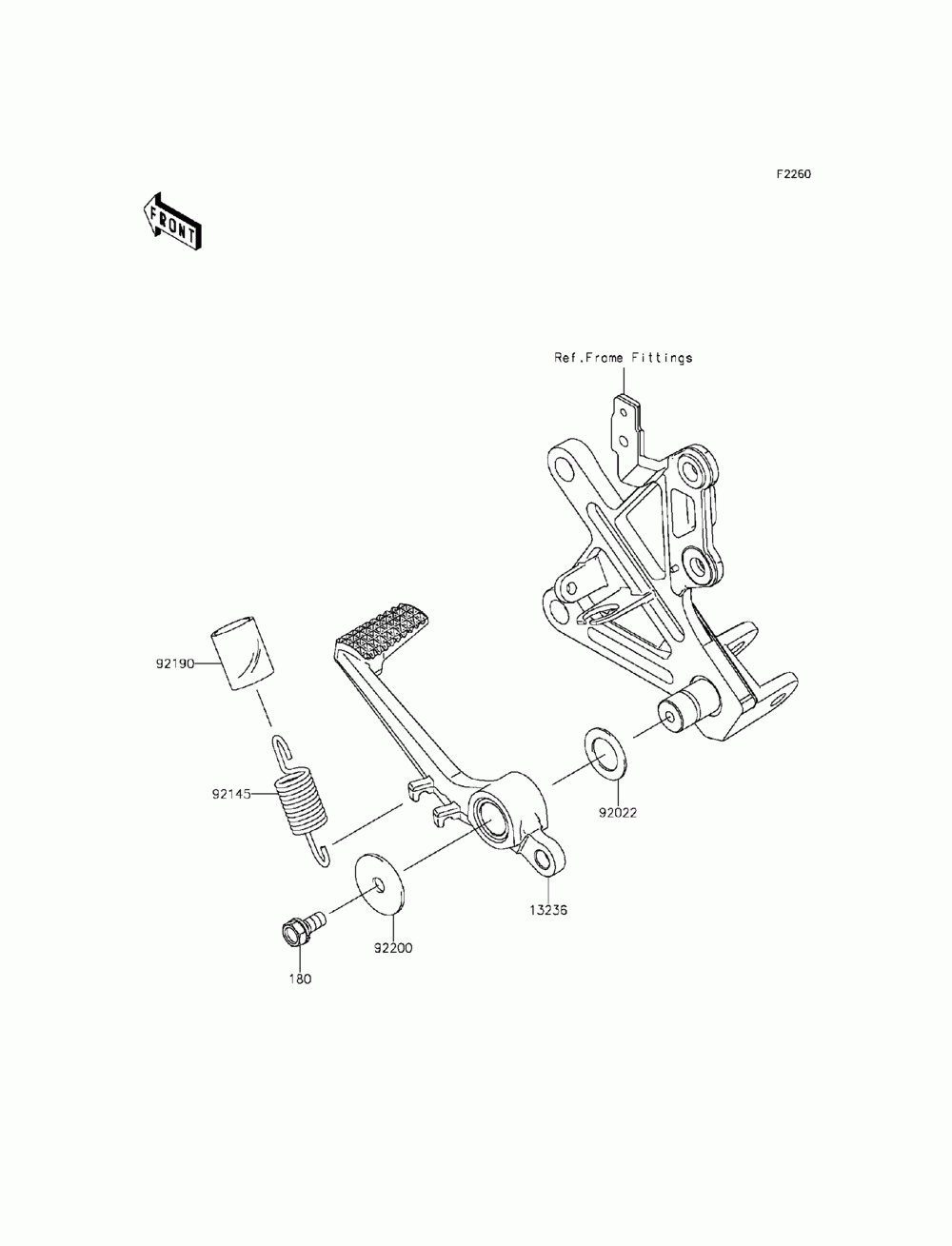 Brake pedal_torque link