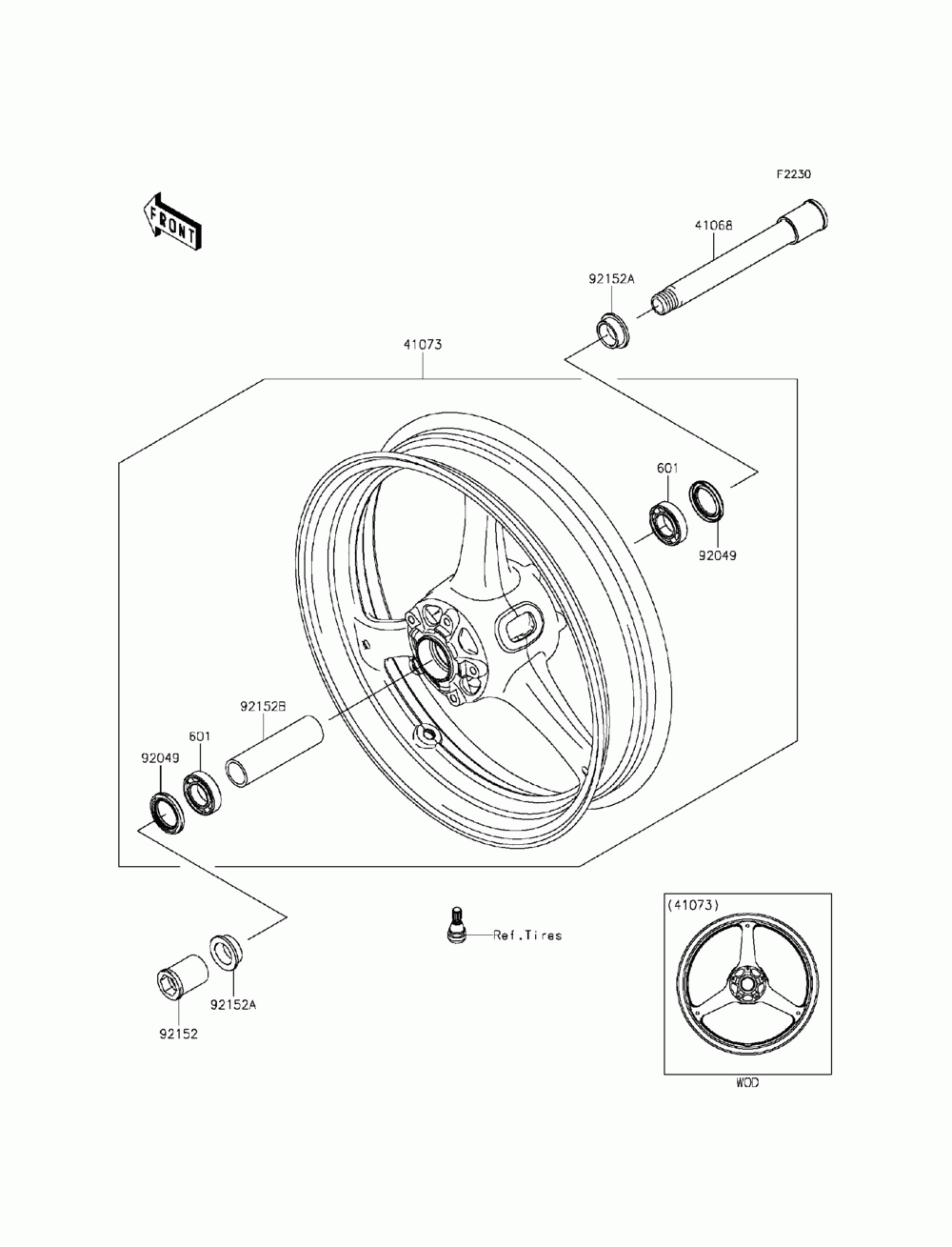 Front wheel