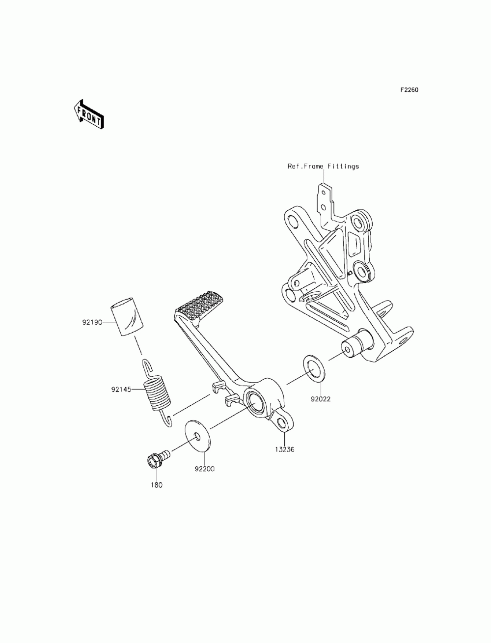 Brake pedal_torque link