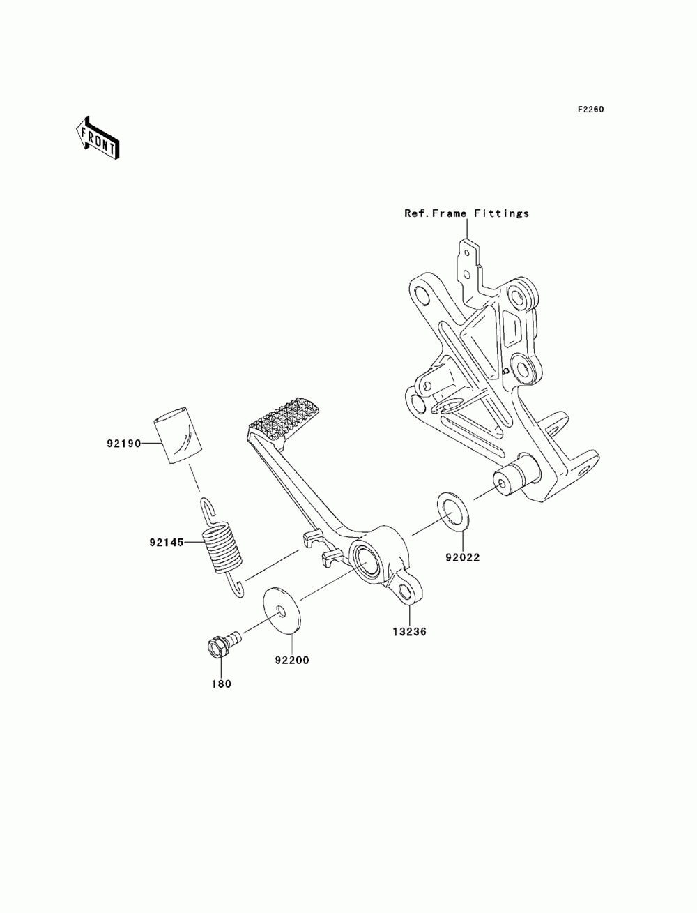 Brake pedal_torque link