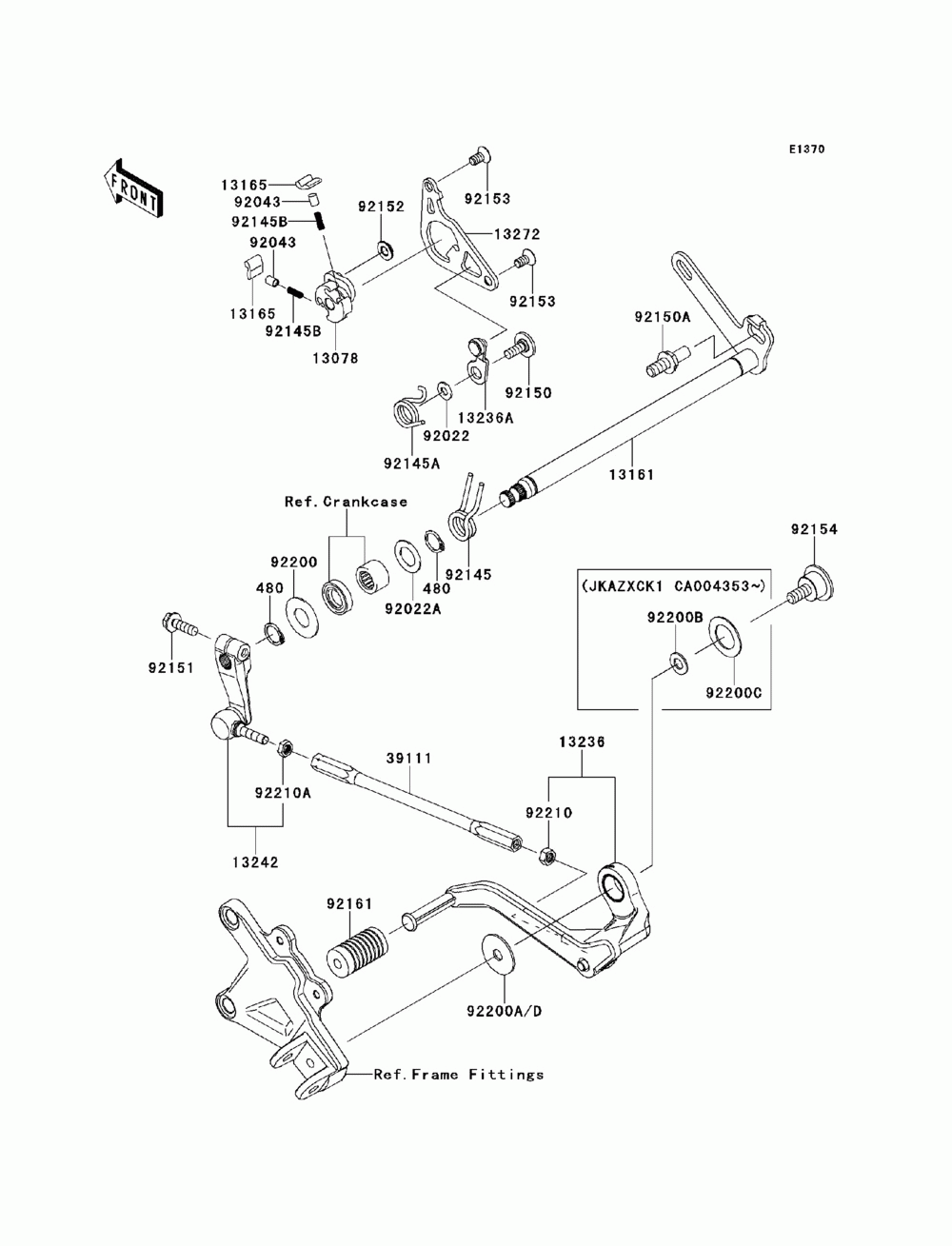 Gear change mechanism