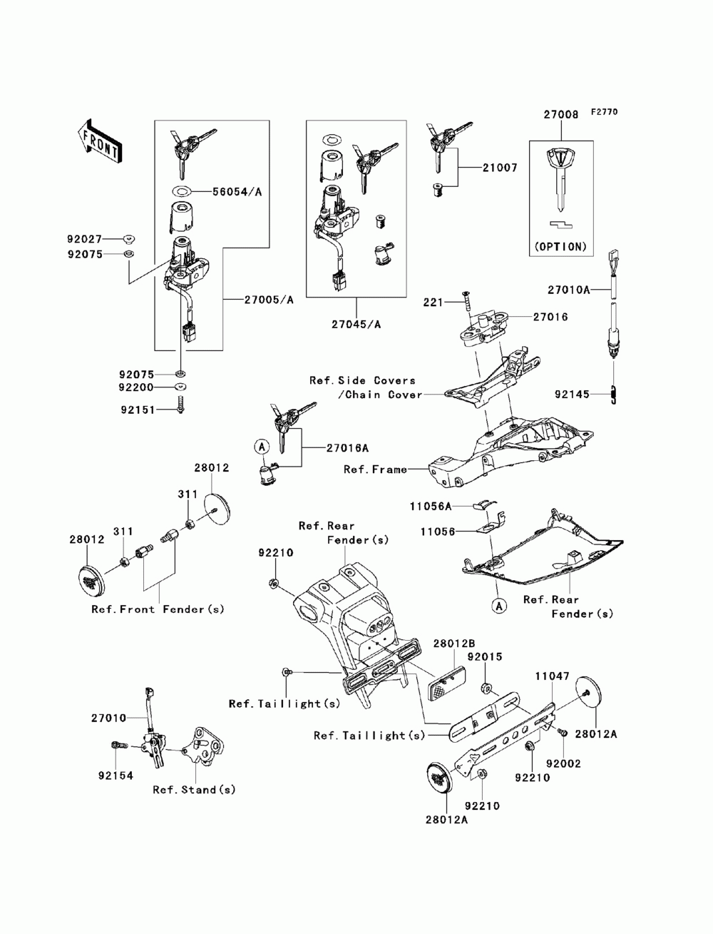 Ignition switch_locks_reflectors