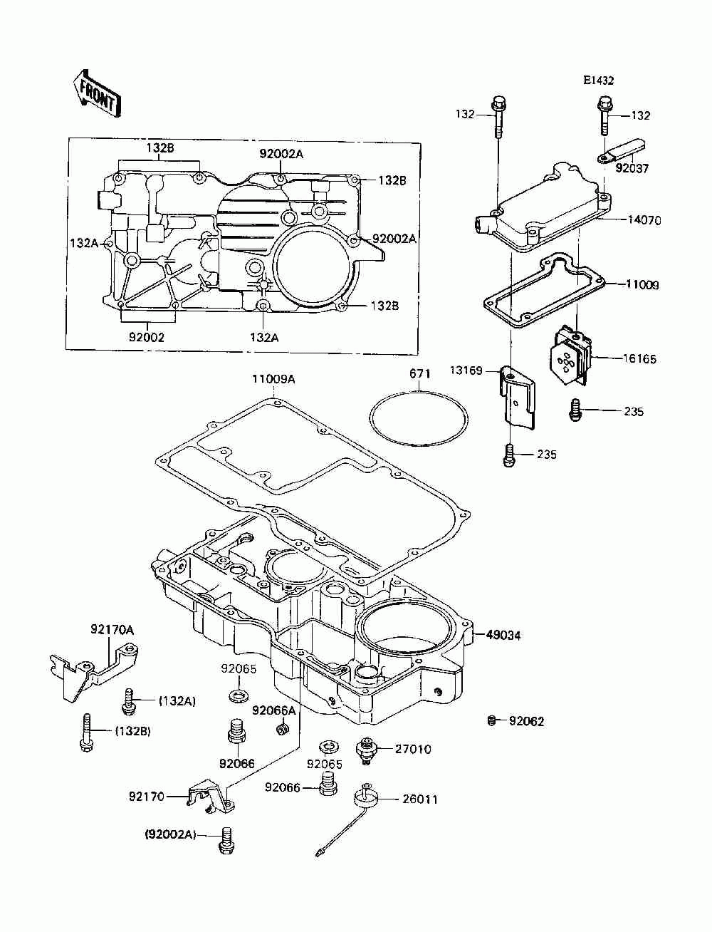 Breather body_oil pan