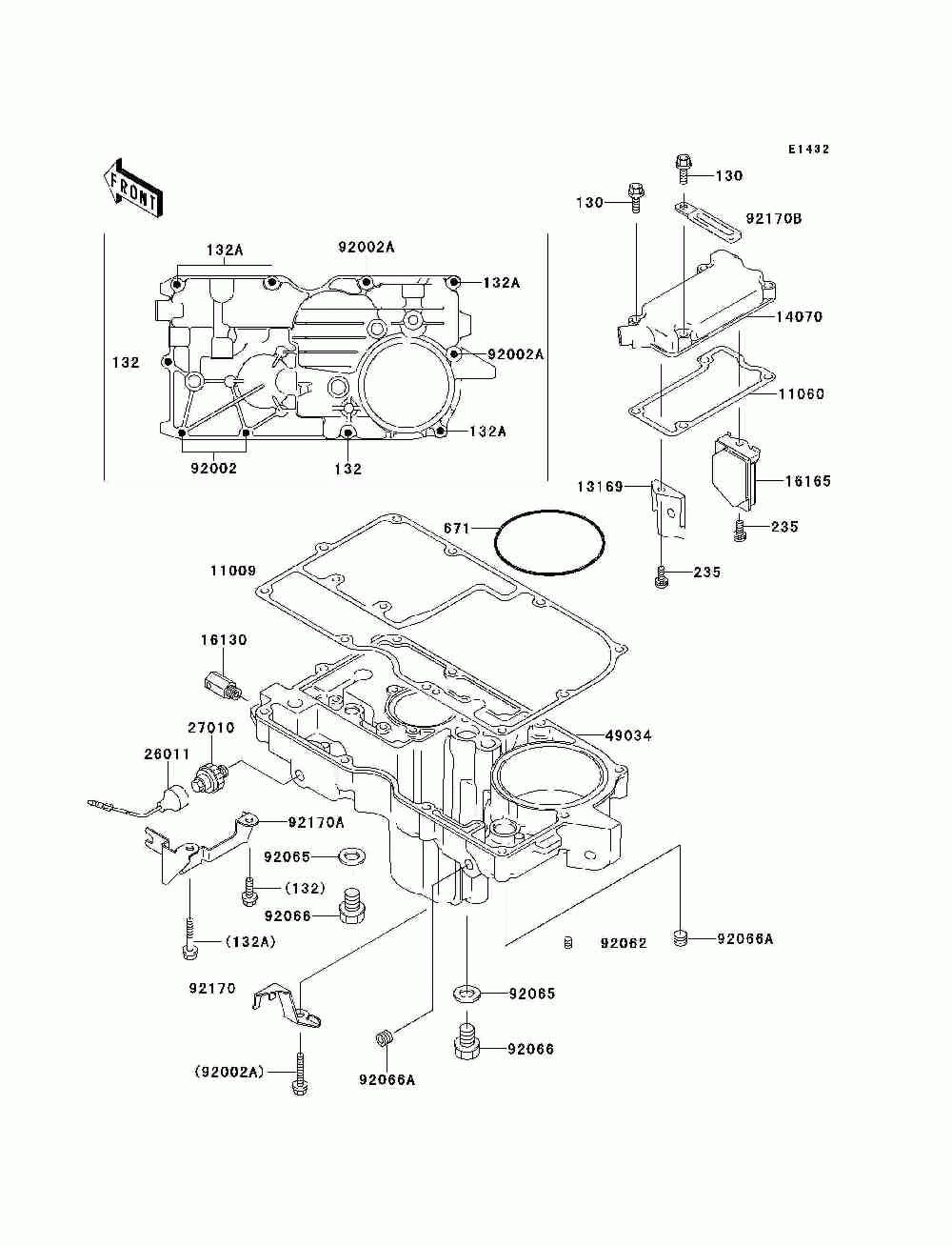 Breather cover_oil pan