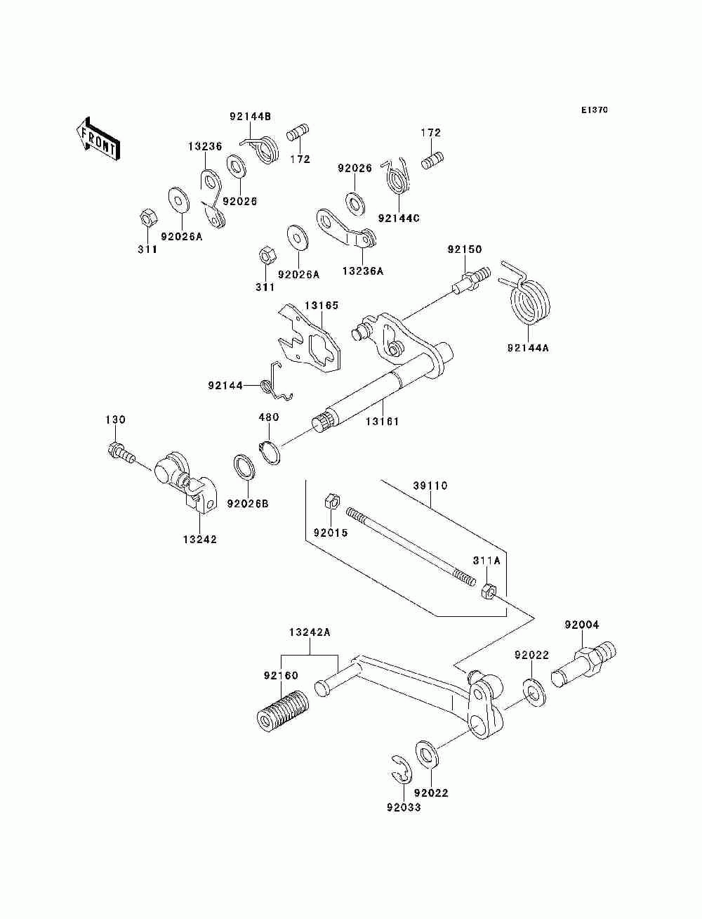 Gear change mechanism