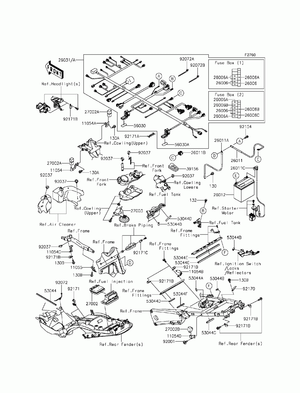 Chassis electrical equipment