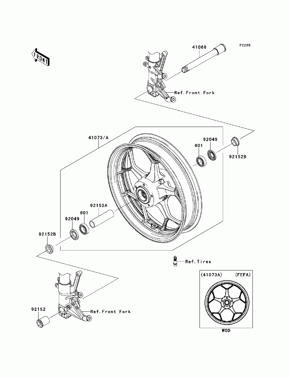 Front wheel