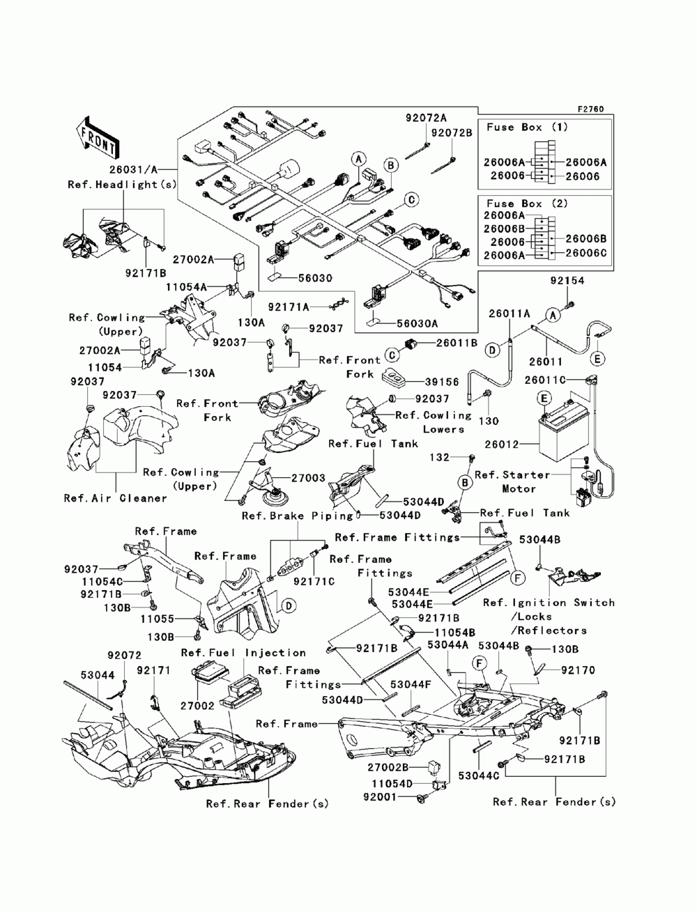 Chassis electrical equipment